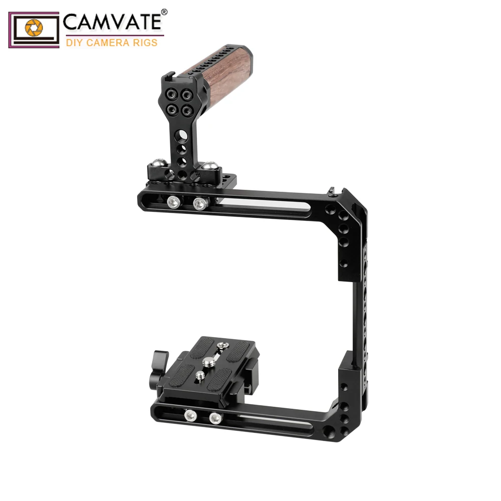 CAMVATE выдвижной штатив для камеры с быстроразъемной базовой пластиной Manfrotto и