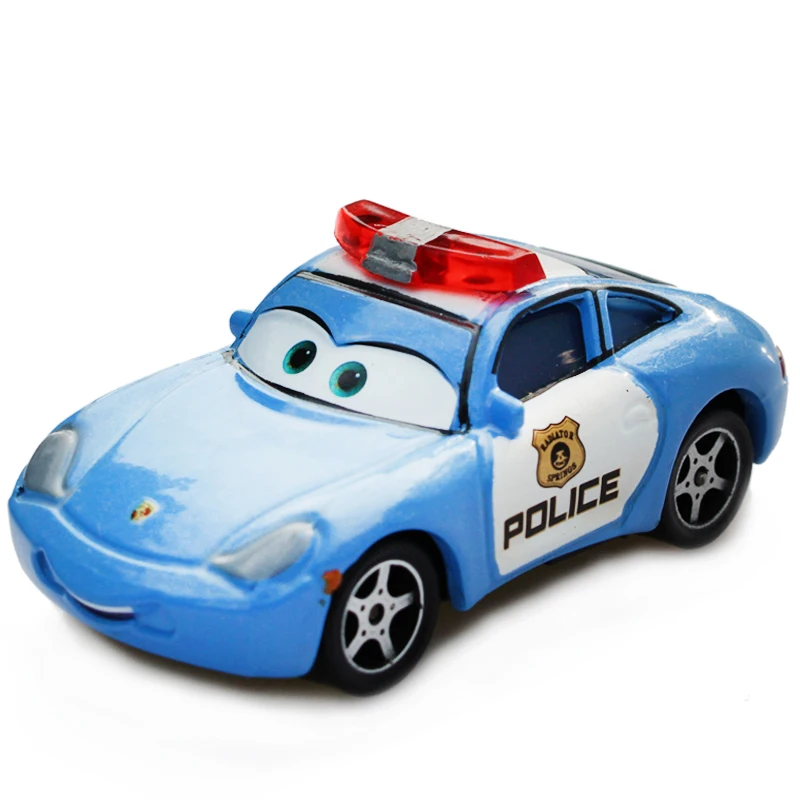 Дисней Pixar машины полицейские литой под давлением металлический автомобиль 1:55