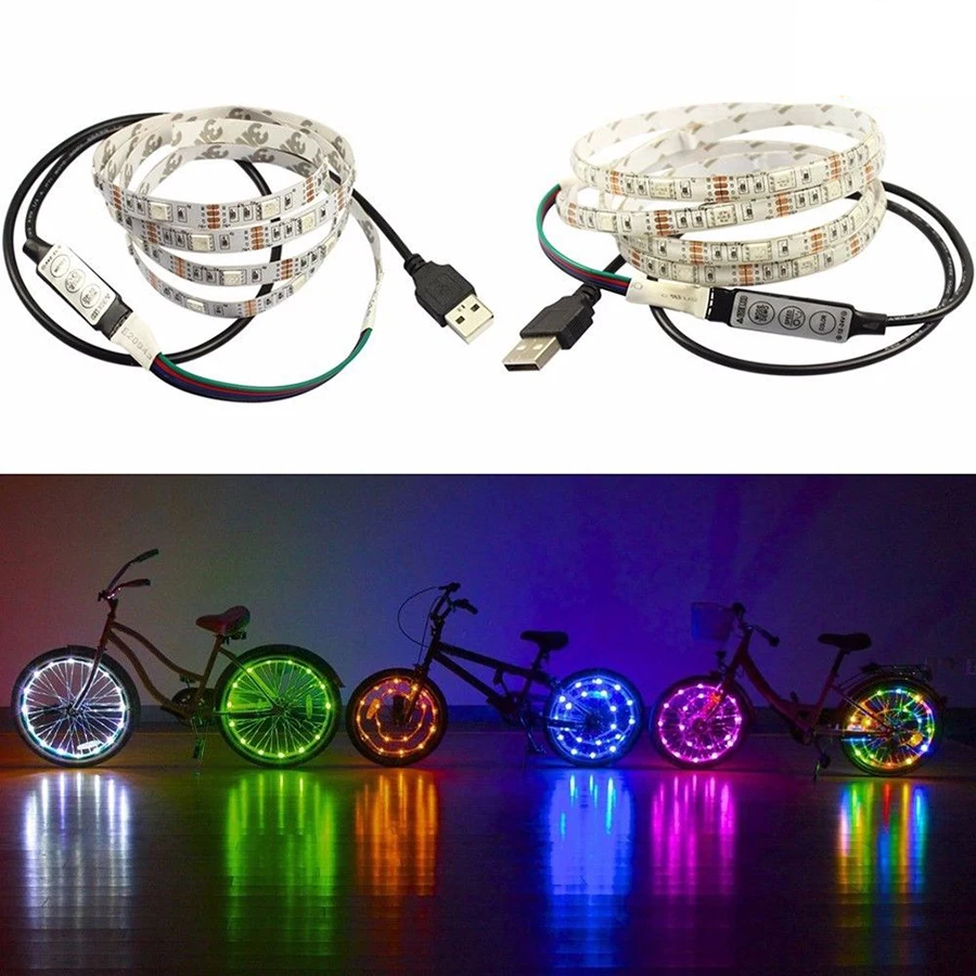 Coversage USB 5050 Светодиодная лента DC 5 в 30 светодиодов/м ТВ фон RGB водонепроницаемый