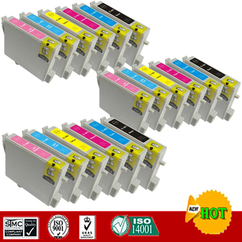 Совместимые картриджи для T0481-T0486 Подходит Epson R200 R220 R300 R300M R320 R340 RX500 RX600 RX620 RX640 и т. Д.
