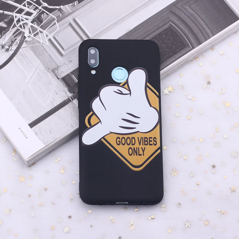 Силиконовый чехол для телефона Xiaomi Mi Redmi Note 5 6 7 8 9 lite Pro Plus с мультяшным знаком Love