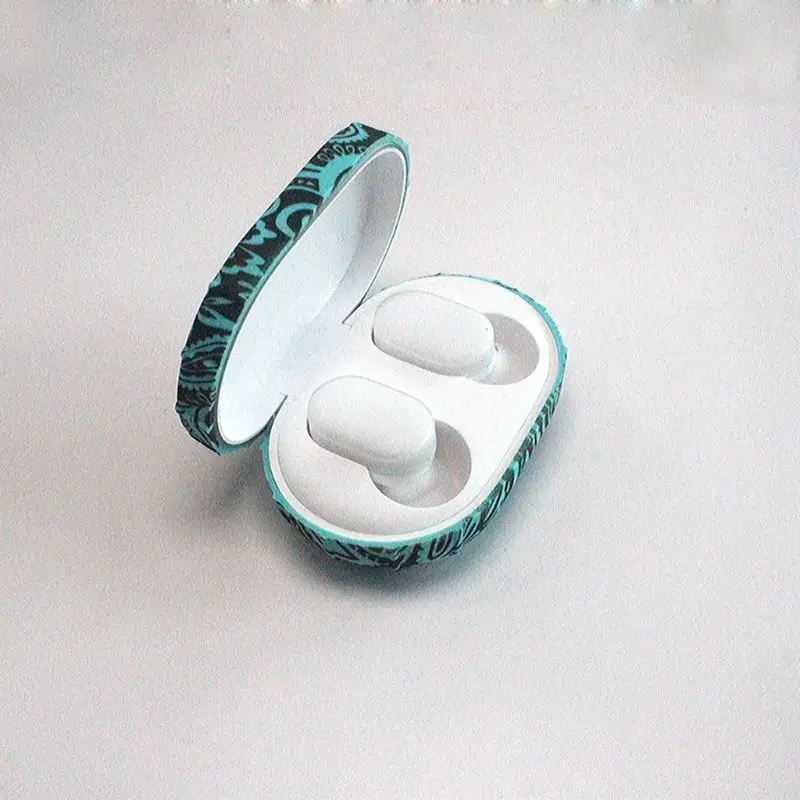 Защитный чехол для Xiaomi Airdots TWS силиконовый с красивым рисунком Bluetooth наушники