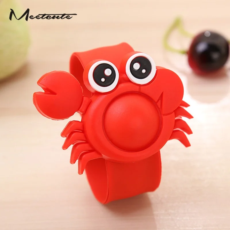 Meetcute новый силиконовый мультяшный детский браслет против комаров для детей