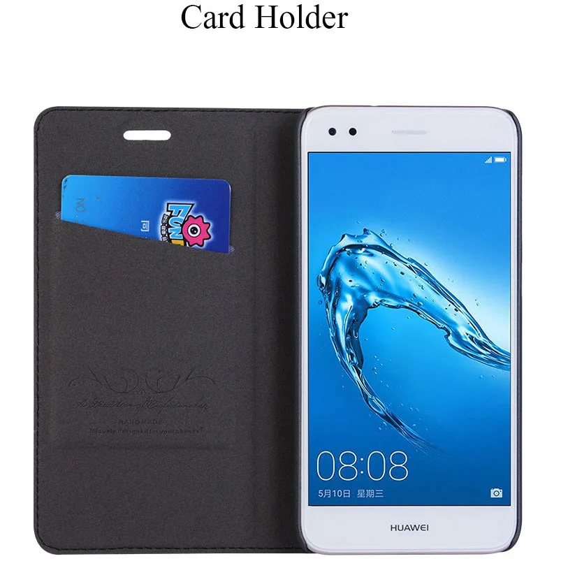 Alivo huawei P Smart Case Роскошные искусственная кожа флип чехол для PSmart телефона