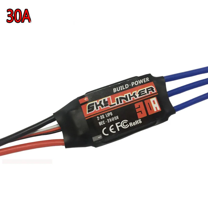 Skywalker 15A 20A 30A 40A 50A 60A 80A контроллер скорости ESC с UBEC 2 3S для RC FPV Quadcopter Самолеты