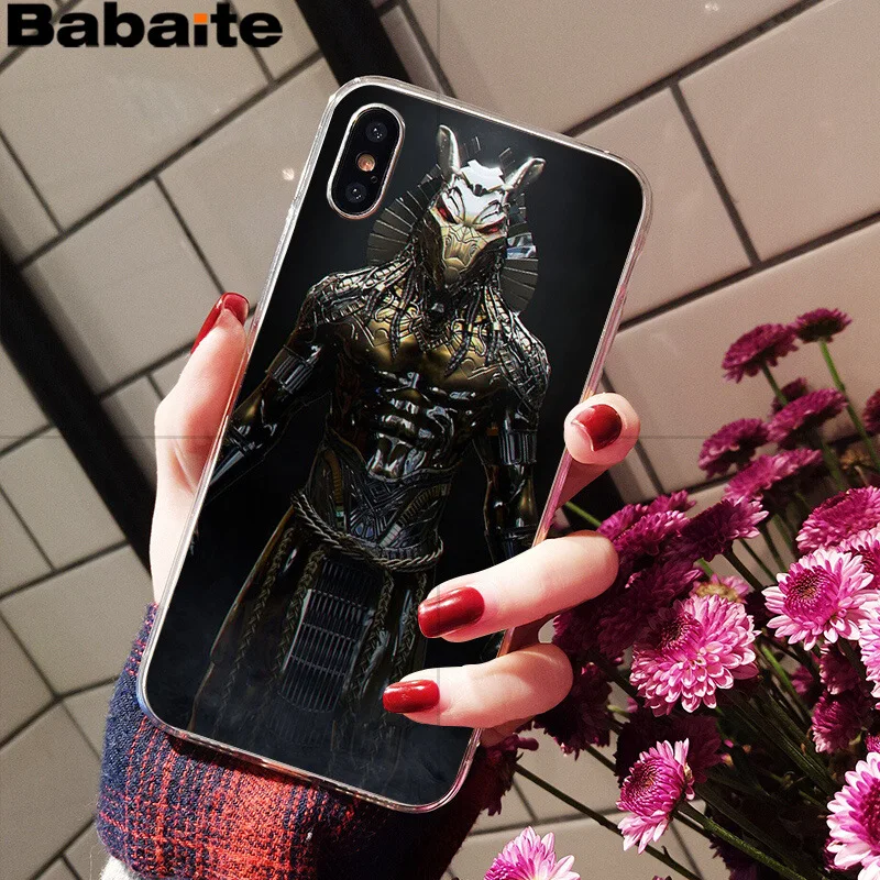 2 Babaite Egypt Anubis Ультратонкий чехол для телефона с мультяшным рисунком для Apple iPhone 8 7 6 6S Plus X XS max 5 5S SE XR - Цвет: 2
