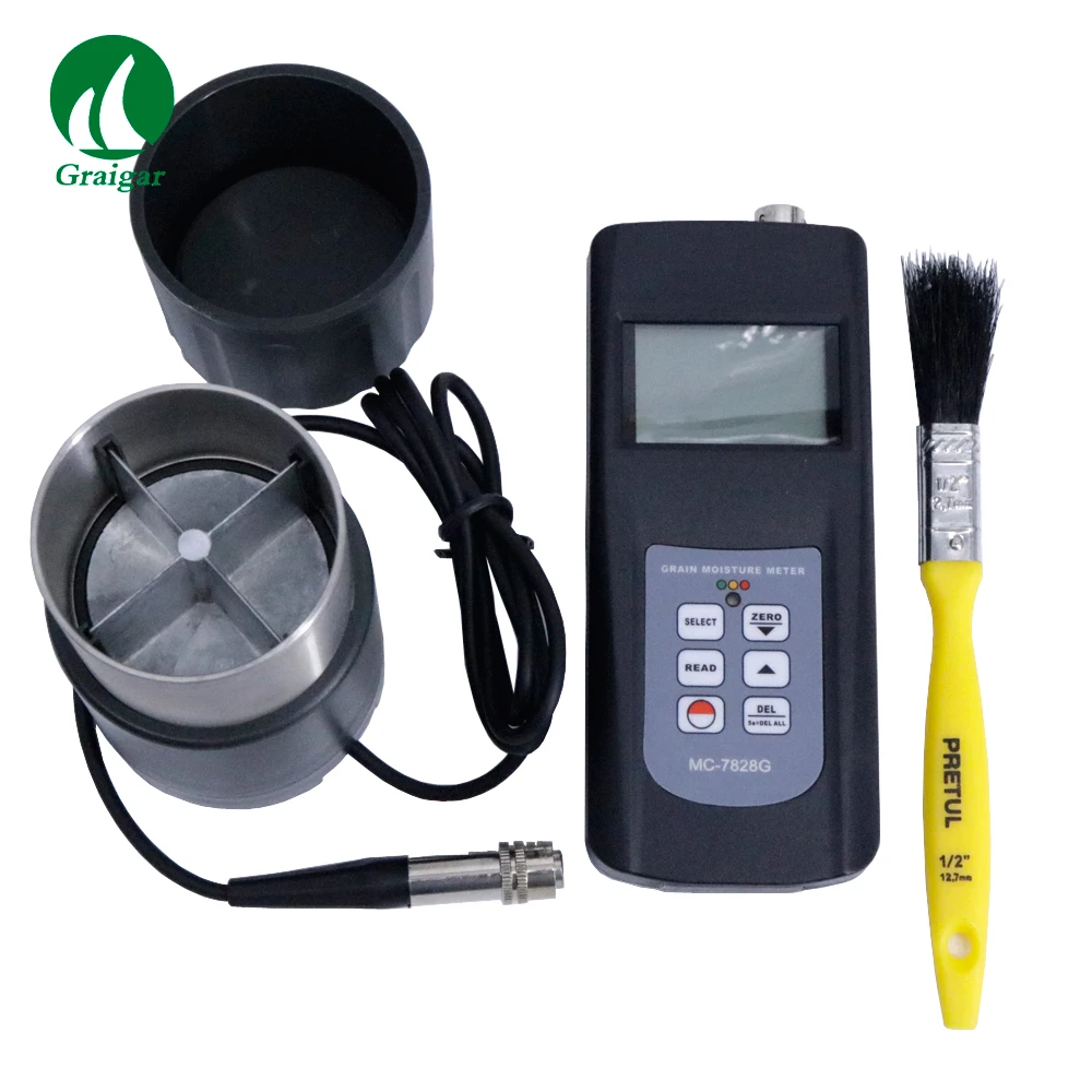 MC7828G Grain Moisture Meter Cup Type Digital Tester Can Measure 22 Kinds Grains Store 240 Groups of Measurements | Инструменты