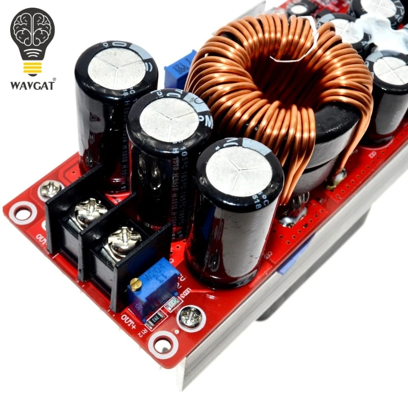 WAVGAT 1500W 30A DC повышающий преобразователь постоянного тока с Питание модуль In10 ~ 60V 12