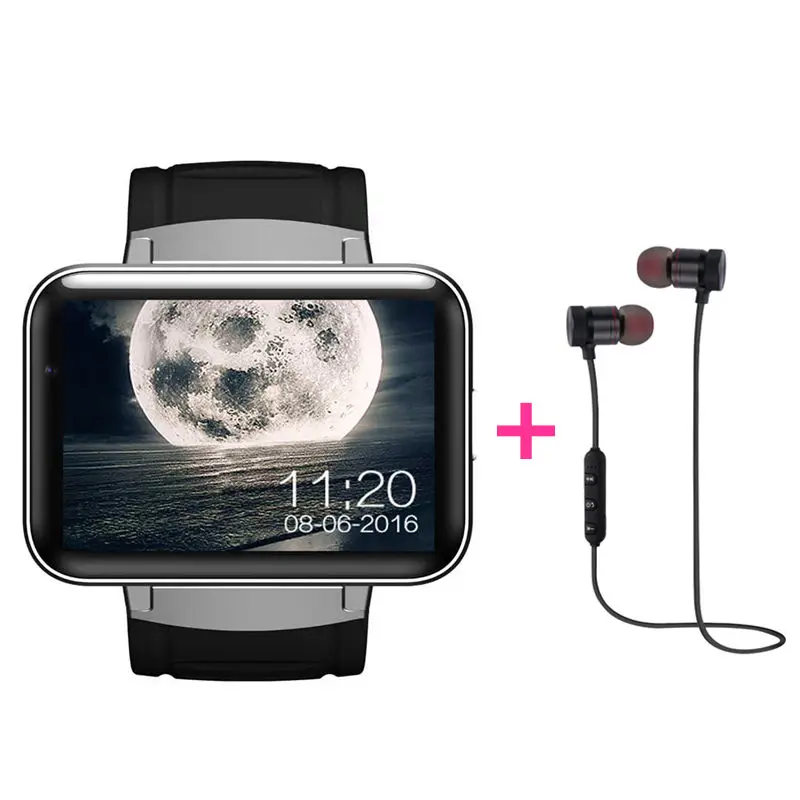 silver add earphone Умные часы для мужчин DM98 H5 F5 DZ09, умные часы с поддержкой Nano SIM карты, 3G, Wi-Fi, gps, аккумулятор 900 мАч, для apple, xiaomi, huawei, часы - Цвет: silver add earphone