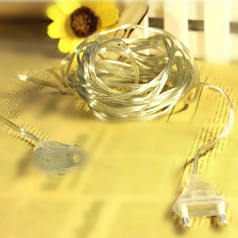 

SOLLED 3 Meters Copper Wire Power Extension Cord Lighting Accessories For Holiday Wedding Strip Accessories LED String Light