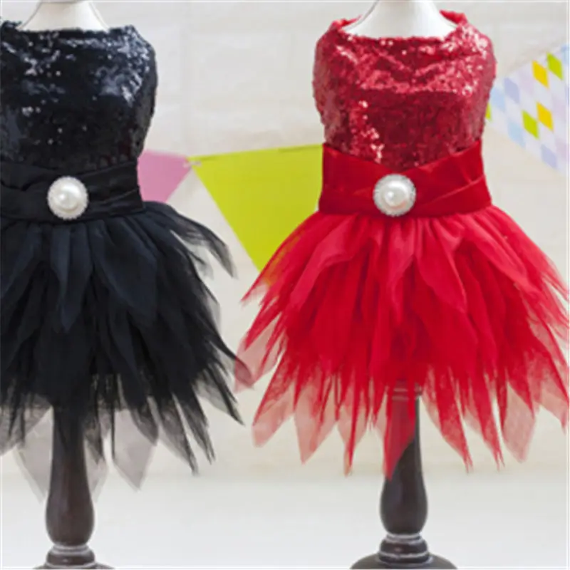 Pet Dress Dog Clothes Outfit for Small Dogs Cute Clothing Puppy Skirt Chihuahua | Дом и сад