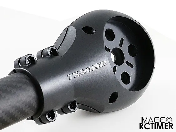RCTimer Trooper q850 обновления Наборы 30 мм углеродного волокна бум крепления двигателя