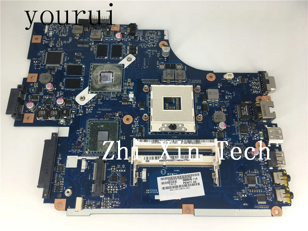 Материнская плата youui MBRDP02002 MB.RDP02.002 PEW71 LA-5894P для ноутбука Acer aspire 5742 5742G, проверка работоспособности