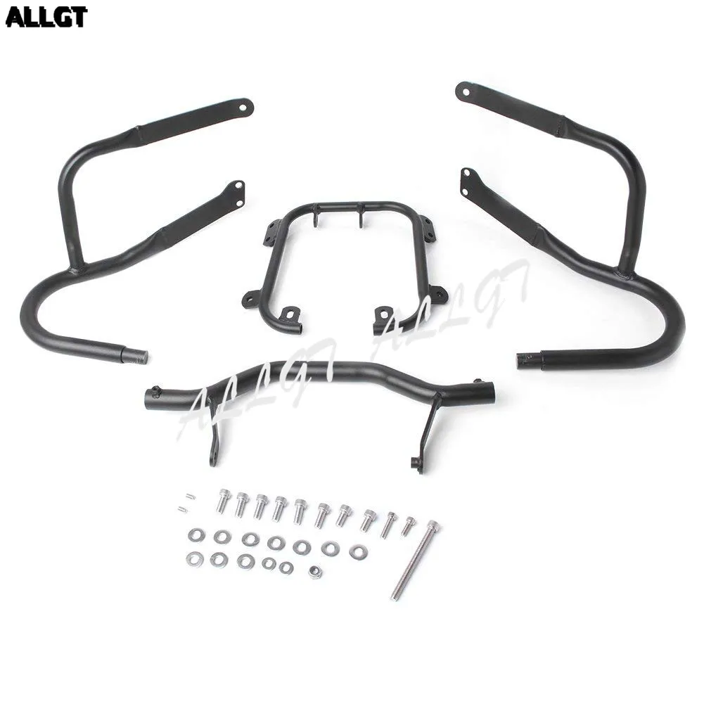 Black Motorcycle Front Highway Crash Bars Engine Protection Guards for BMW R1200RT 2005 2006 2007 2008 2009-2013 | Автомобили и