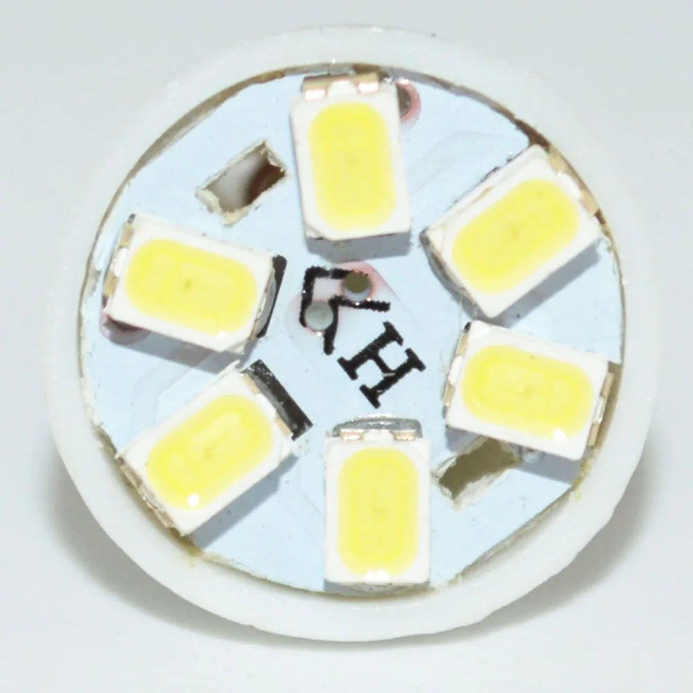 10 шт. клиновидный 6 smd 1206(3020) w5w светодиодный Авто/Интерьер лампы (двери огни) t10 6000K
