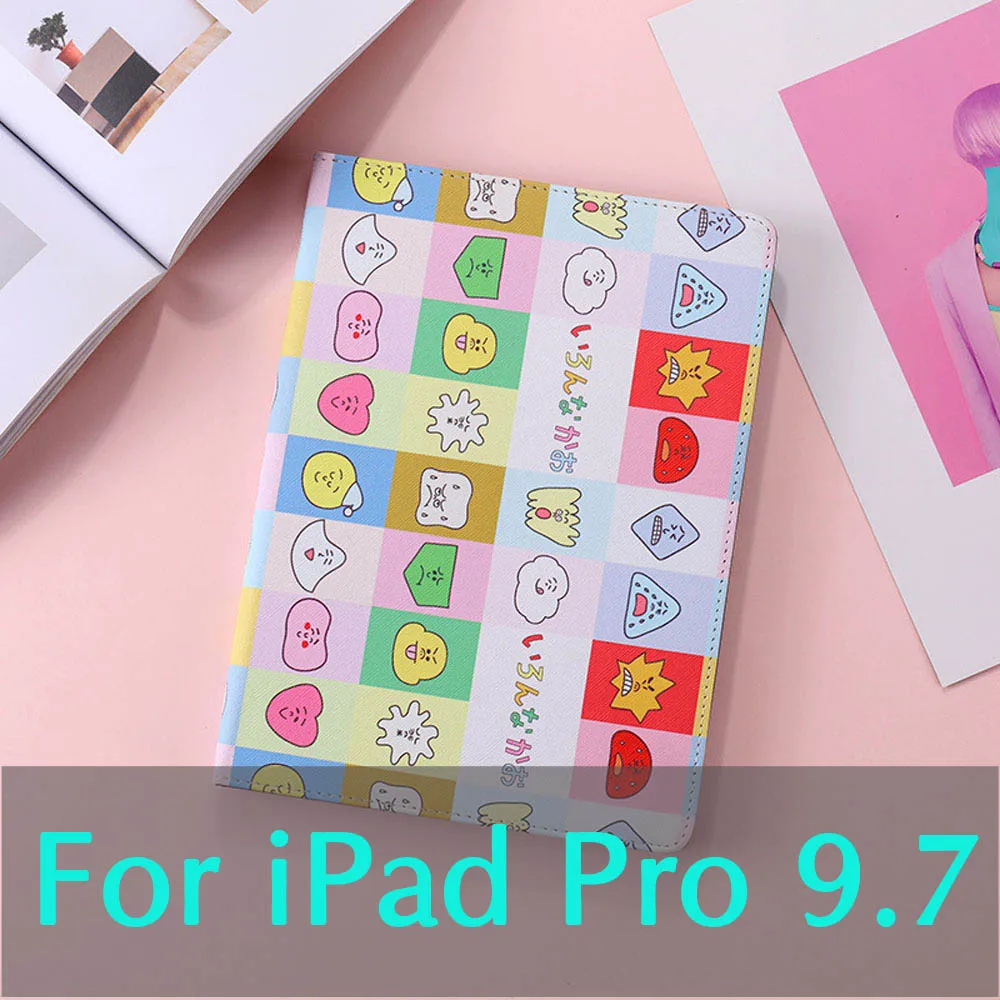 Чехлы для iPad Pro 9,7 Pro 10,5 Mini 4 3 2 1 противоударный милый мультяшный защитный Тоторо Модный чехол держатель Подставка для планшета ST17 - Цвет: Face pro9.7