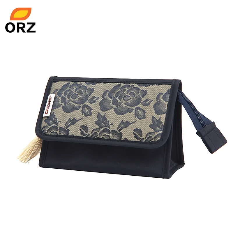 ORZ Pretty Rose косметический Органайзер косметичка с зеркалом дорожная Сумочка для