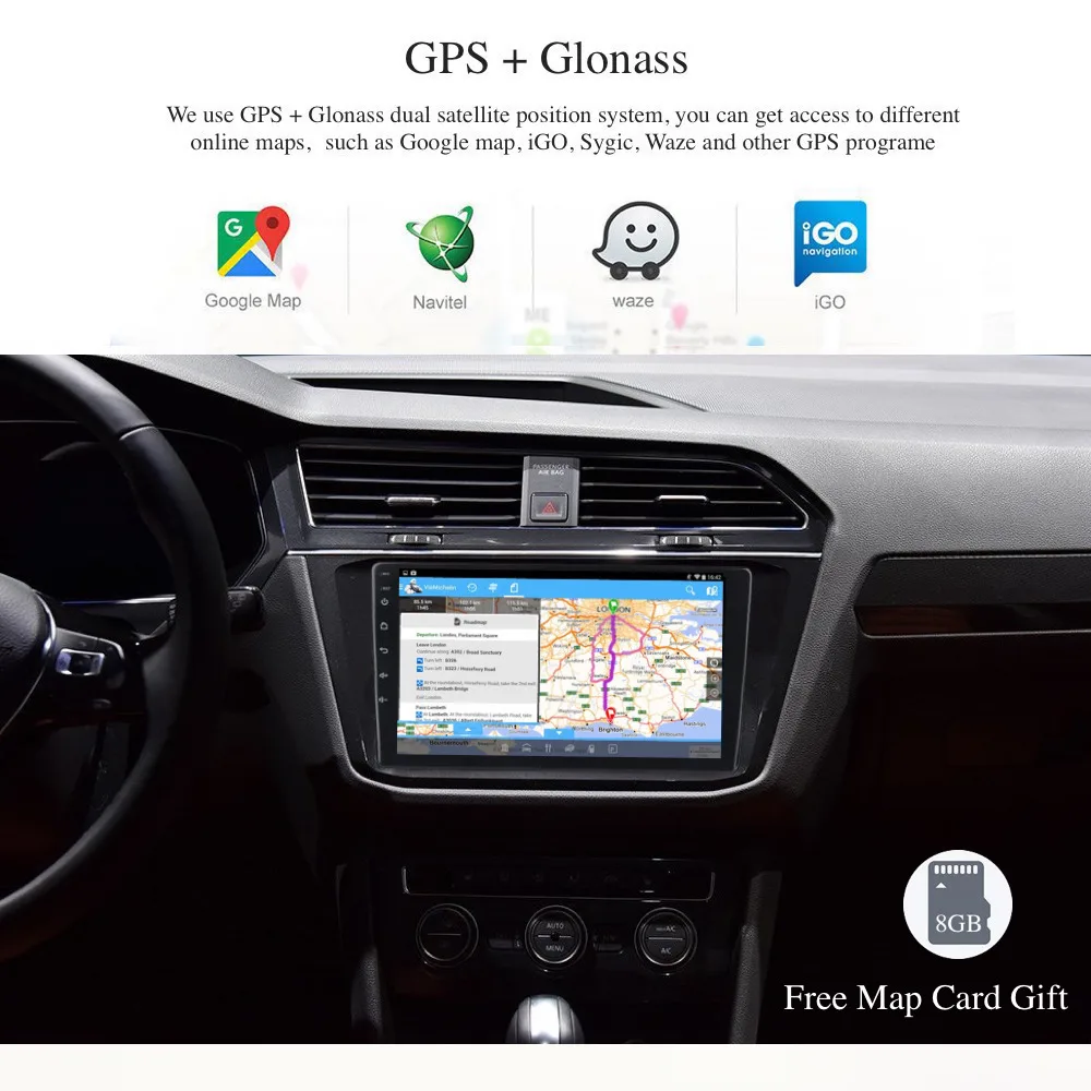 Android 9,0 Автомагнитола 2 Din gps Navi для Golf Tiguan Atlas Polo Passat PX6 DSP ips HDMI 4 Гб+ 64 Гб RDS wifi USB BT AUX