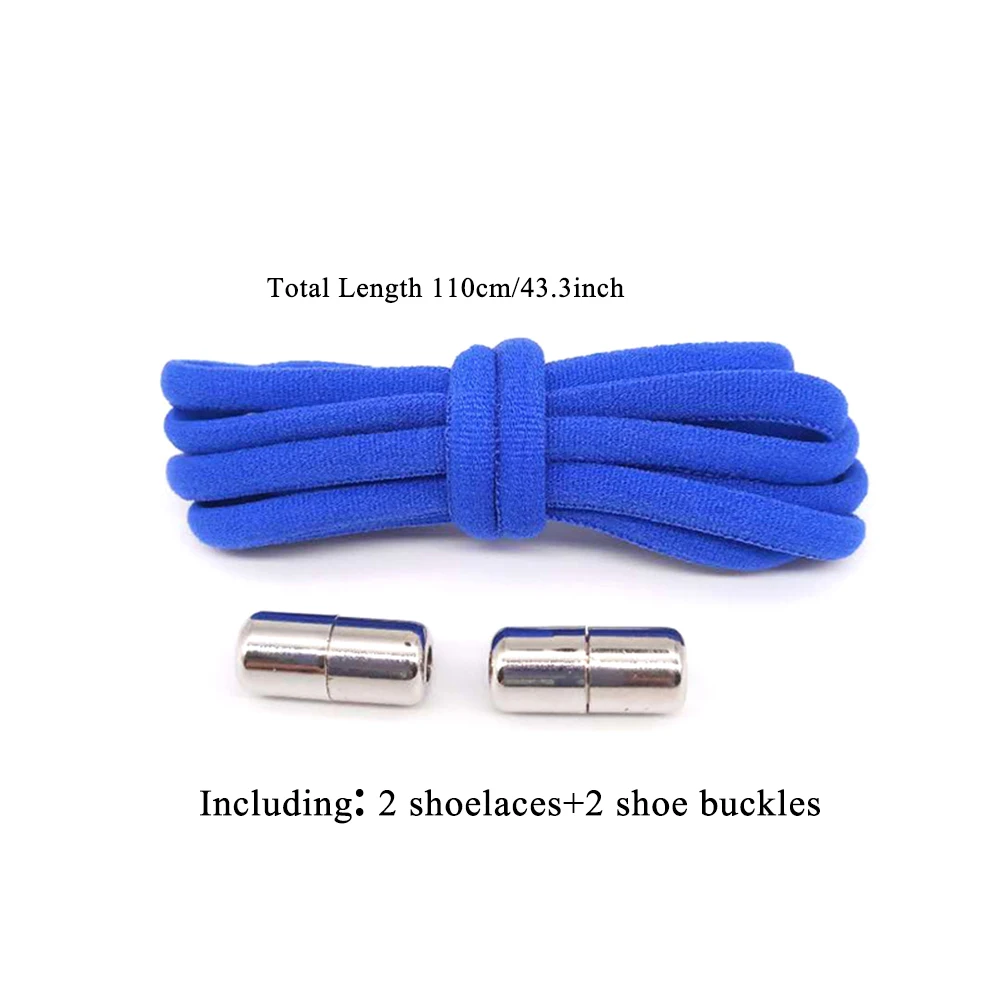 1 пара без галстука Эластичный шнурок Запирающиеся шнурки для детей и взрослых