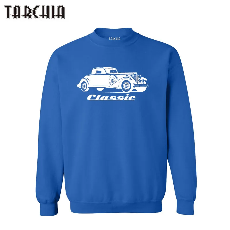 TARCHIA 2021 Классический пуловер с автомобилем толстовки свитшоты