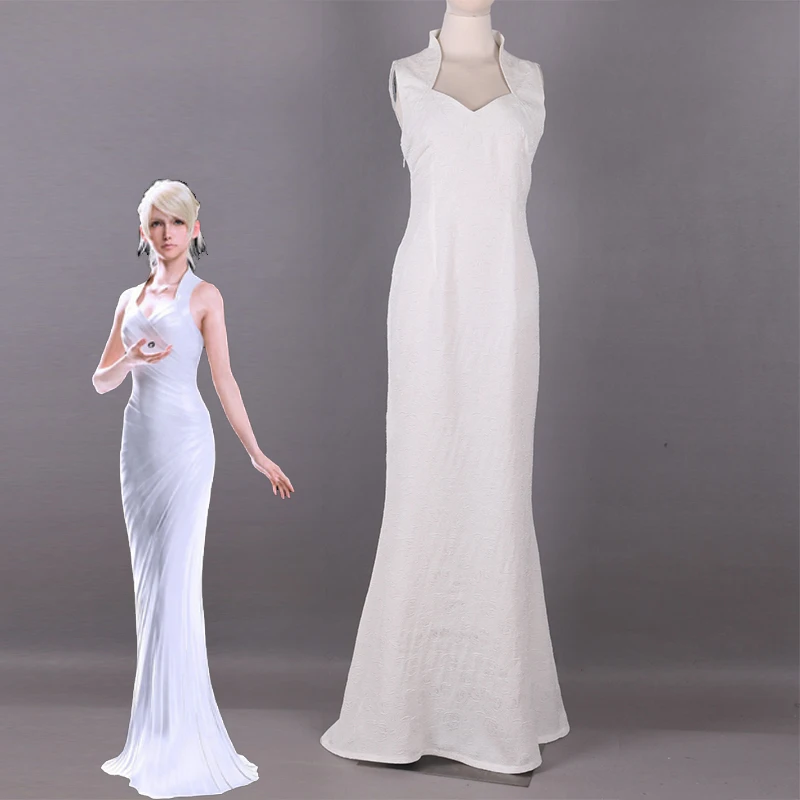 Костюм для косплея вечеринки XV Lunafreya Nox Fleuret официальное платье карнавала