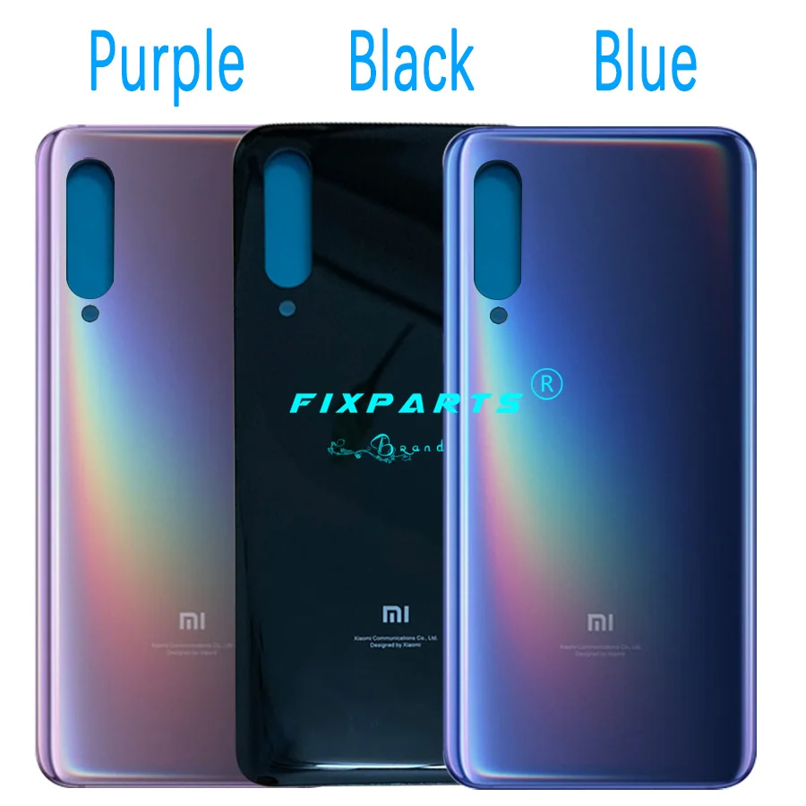 Новинка для Xiaomi mi 9 Задняя крышка батареи задняя дверь корпус стеклянная панель Mi9