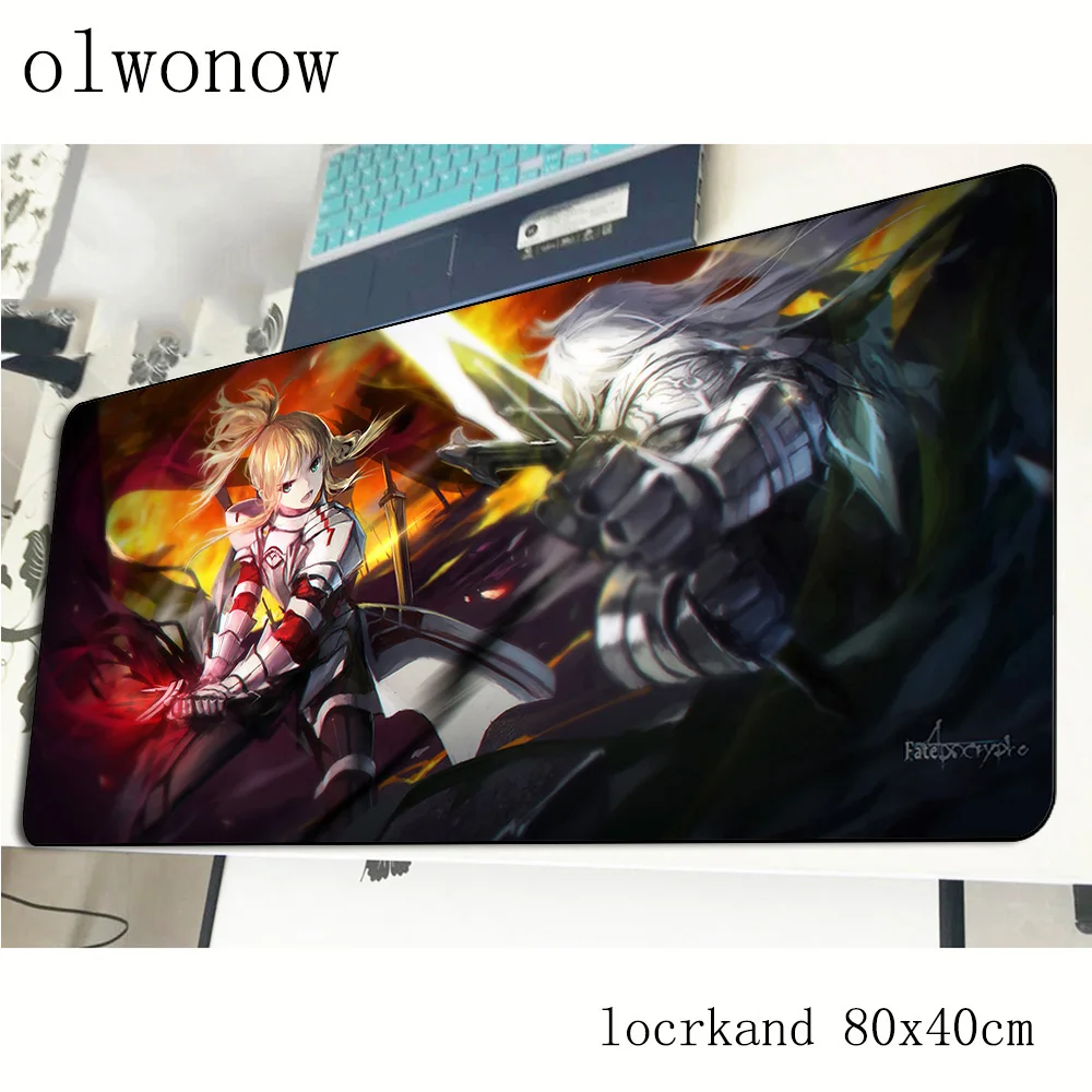 Fate Apocrypha коврик для игровой мыши Лидер продаж 800x400x2mm ноутбук аксессуары padmouse