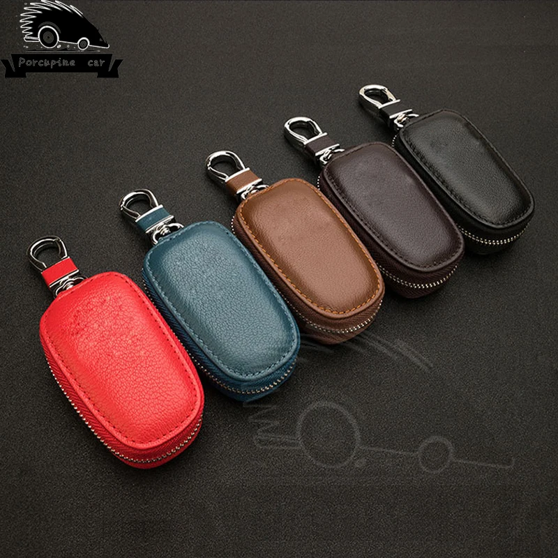Кожаный многофункциональный автомобильный чехол для ключей vw BMW Mercedes Audi Skoda Chevrolet