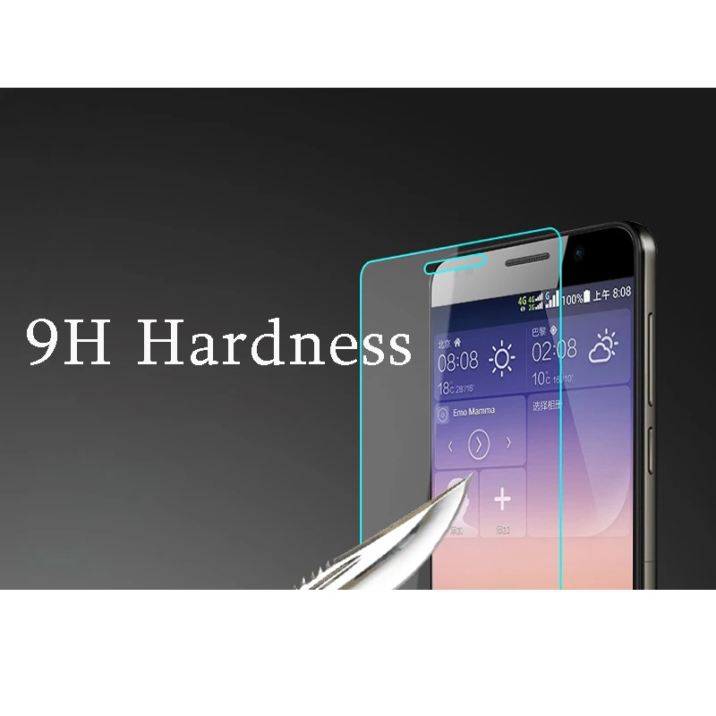 9H закаленное стекло для huawei Ascend P7 P8 P6 Защитная пленка экрана с олеофобным