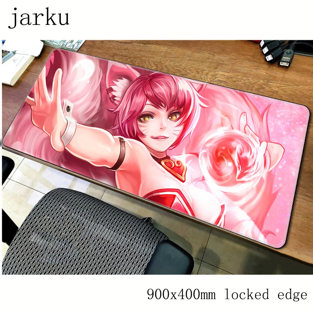 Ahri mouse pad gamer 900x400mm notbook mat large gaming mousepad Popular PC desk padmouse | Компьютеры и офис