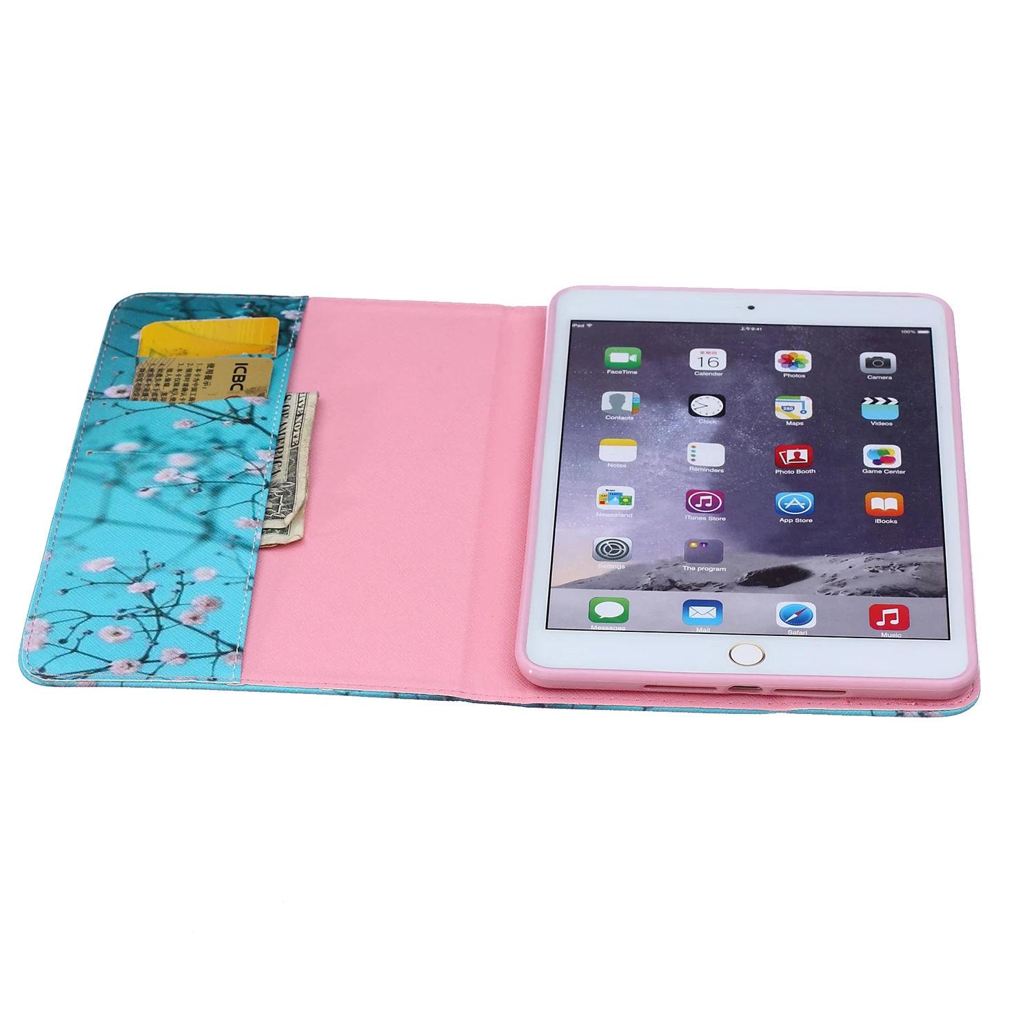 Для Apple iPad mini 3 2 1 Эйфелева башня Бабочка Флип PU кожаный чехол с подставкой для ipad
