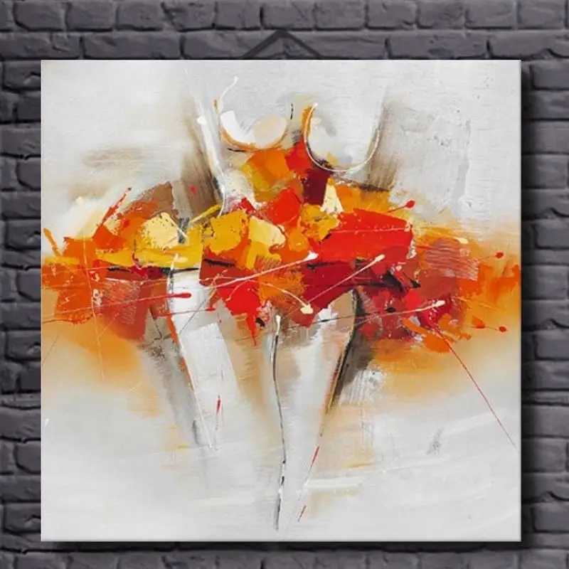 Удивительная современная абстрактная картина маслом сексуальная обнаженная