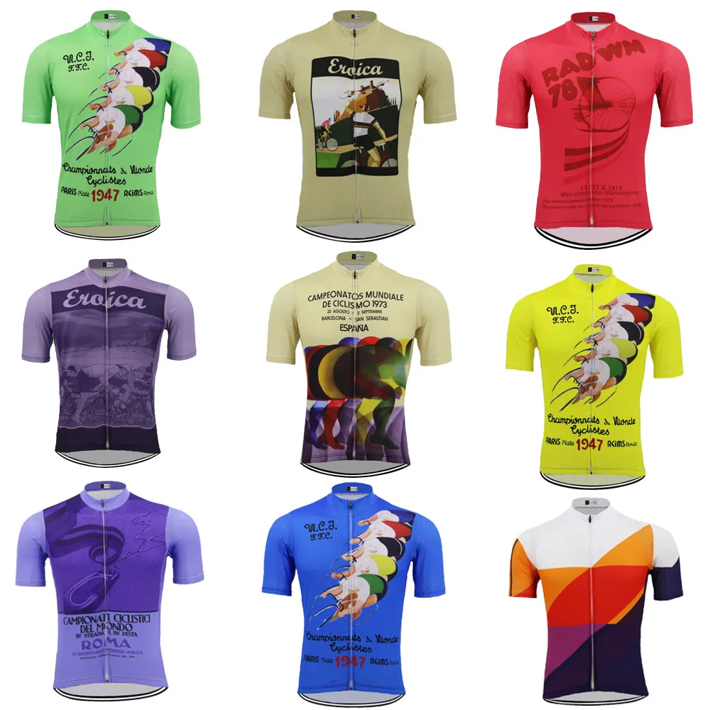 2019 Классическая велосипедная Джерси ropa Ciclismo Мужская одежда с коротким рукавом