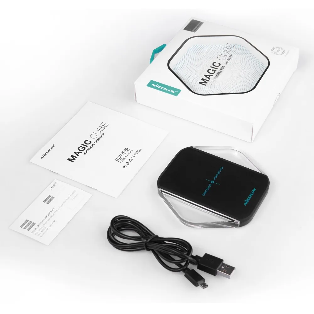 Беспроводное зарядное устройство NILLKIN Qi Smart Quick Charge быстрая зарядка 40% для Samsung galaxy