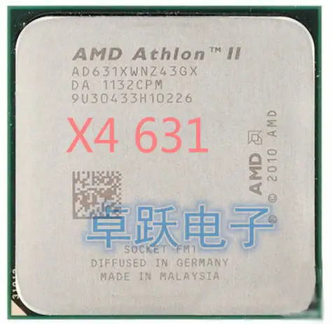 Бесплатная доставка четырехъядерный процессор AMD X4 631 FM1 2 6 ГГц 4 МБ 100 Вт