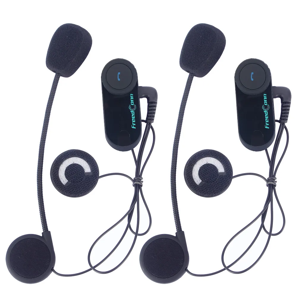 2PCS Freedconn T-COMVB 800M Wireless Bluetooth Interphone Headset Motorcycle Helmet Intercom with Gift Soft | Автомобили и