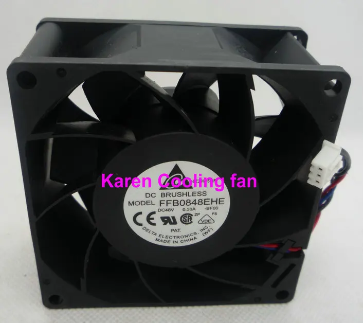 

DELTA FFB0848SHE 0.24A 8cm 8038 48v 0.3a FFB0848EHE 3wire Cooling Fan