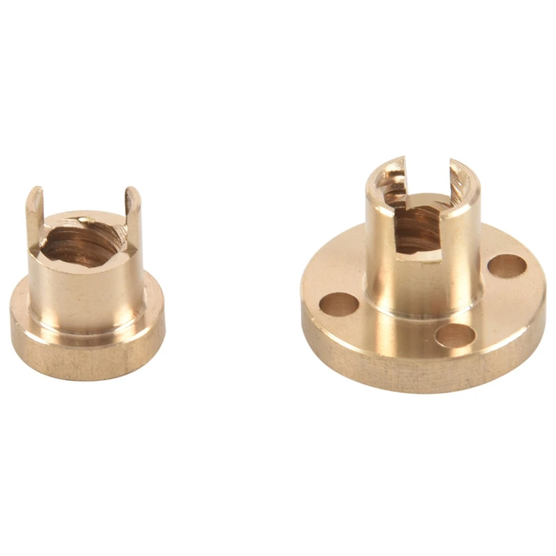 2x T8 анти люфт пружинная гайка для 2 мм резьбового штока свинцового винта|Детали и