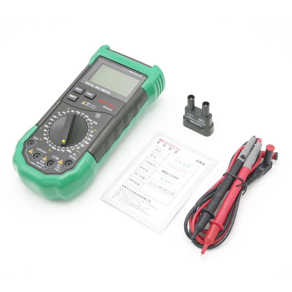 Mastech MS8265 цифровой мультиметр для тестирования напряжения