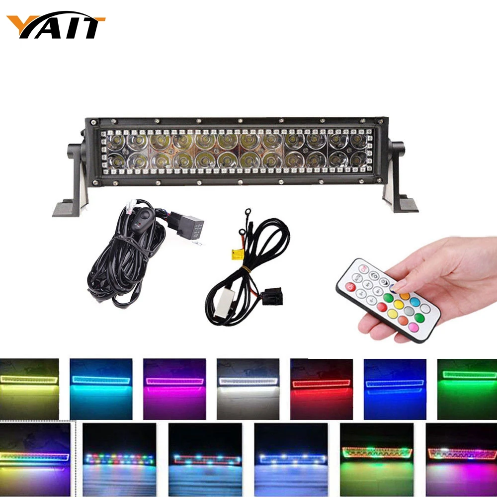 13 5 дюймов 72 Вт прямой RGB Hal кольцо изменение цвета подсветка украшение