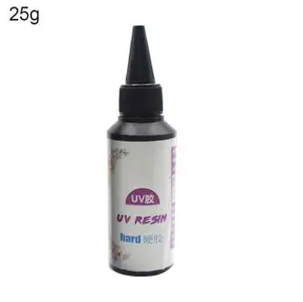 25g Diy Горячий DIY ремесло сильный клей ультрафиолетовая УФ Смола раствор для лечения Быстросохнущий Солнечный свет активированный клей твердая исцеляющая Смола гель - Цвет: 25g