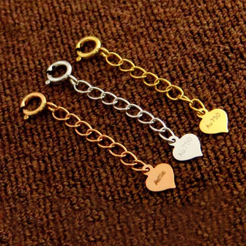 

Solid AU750 Gold Extend Chain Bracelet Extend Chain
