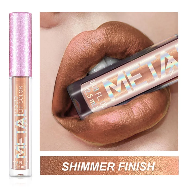 1 шт. сияющая блестящая Водонепроницаемая жидкая губная помада с увлажняющим