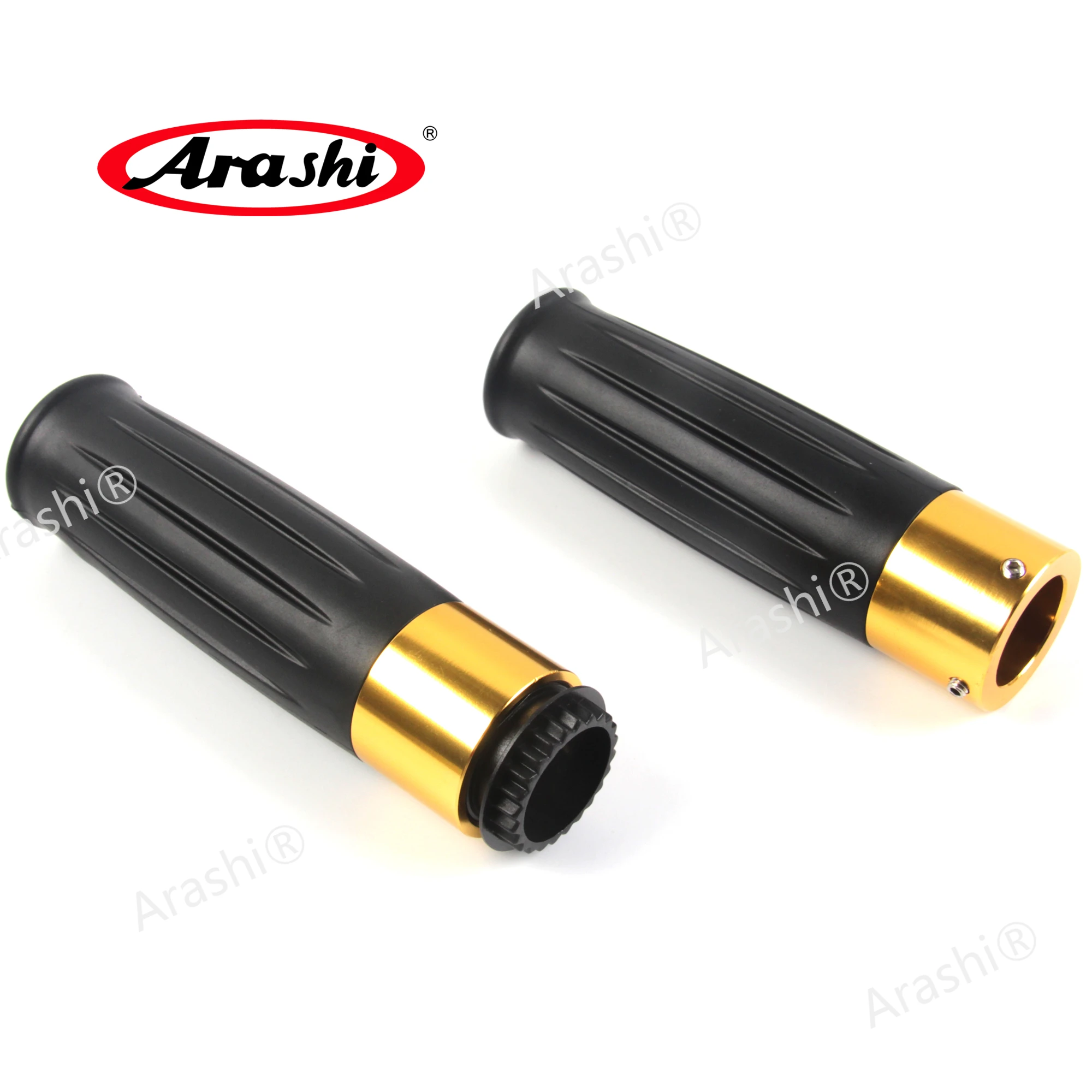 Arashi 1 пара рукоятки для мотоцикла с ЧПУ резиновая ручка Yamaha MT09 MT03 YZF R1 R3 R6 XJR TMAX 530