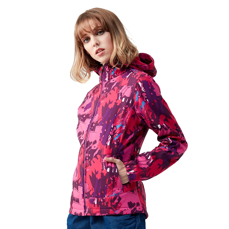 Куртка Tectop женская для кемпинга непродуваемая и водонепроницаемая теплая зимняя