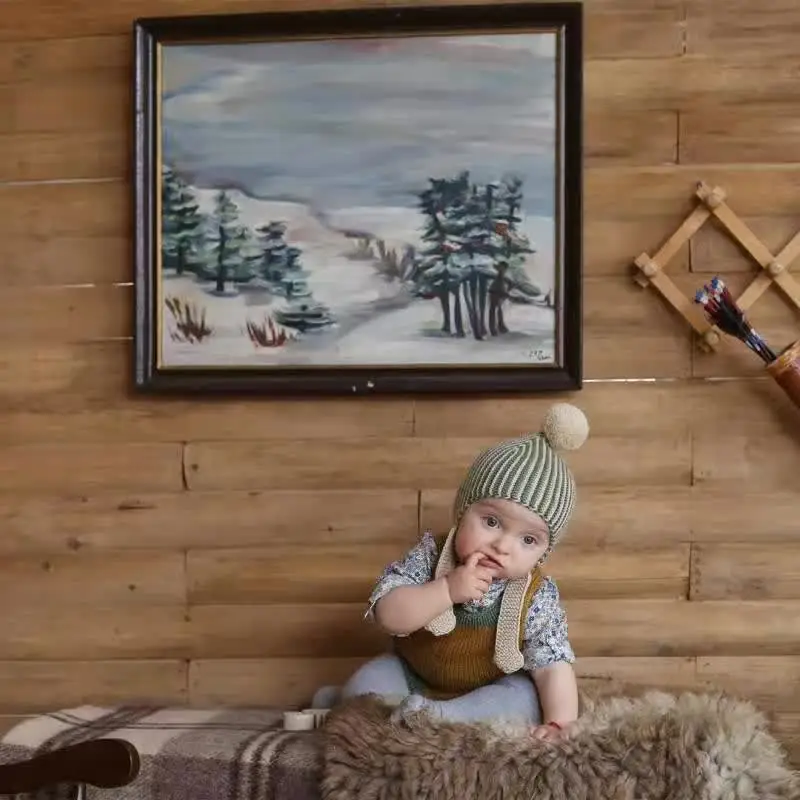 Bebes кукла трансфер до шапка зимние детские шапочки милые дети мальчик Кепки капот