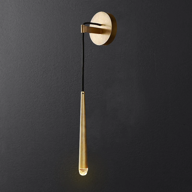 Vintage wall lamps gold iron art lamp body frosted glass lampshade home foyer corridor LED E27 holder sconce | Освещение