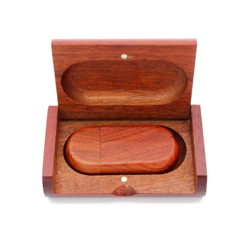 Rose wood JASTER деревянный USB флэш-накопитель+ упаковочная коробка красная деревянная Флешка 64 ГБ 4 ГБ 8 ГБ 16 ГБ 32 ГБ карта памяти Пользовательский логотип фотография подарок - Цвет: Rose wood
