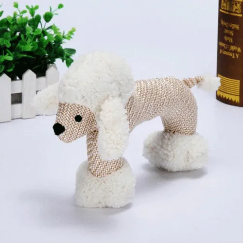 Funny Animal Shape Pet Puppy Dog Toys Plush Sound Squeaker Durable Chewing | Дом и сад