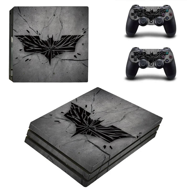 Batman Skin Sticker Vinyl For Sony PlayStation PS4 Pro Console And 2 Controller Skins Game Stickers |